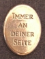 Preview: Handschmeichler "Immer an Deiner Seite", oval, silberfarben