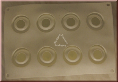 Silikonform "Eier" weiß​, Pralinen-​​​​ und Schokoladen Form, Silikon