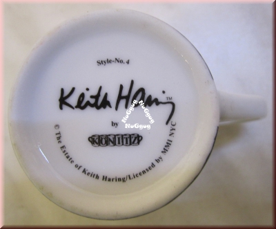 Espressotasse "Keith Haring Style-No. 4" mit Untertasse, Mokkatasse