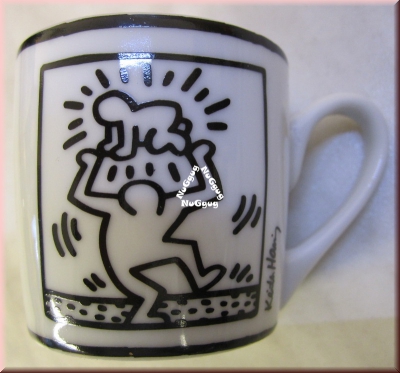 Espressotasse "Keith Haring Style-No. 4" mit Untertasse, Mokkatasse