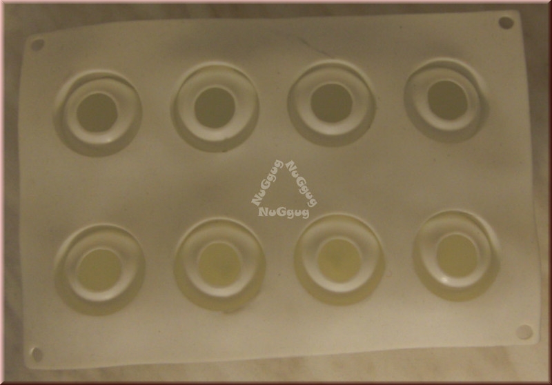 Silikonform "Eier" weiß​, Pralinen-​​​​ und Schokoladen Form, Silikon