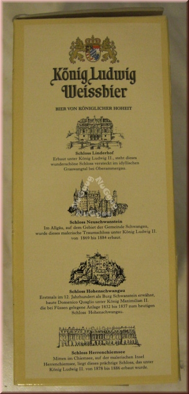 Bierglas König Ludwig Weissbier "Schloss Hohenschwangau"