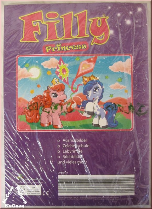 Filly Princess Malen und Rätseln, mit über 50 Stickern