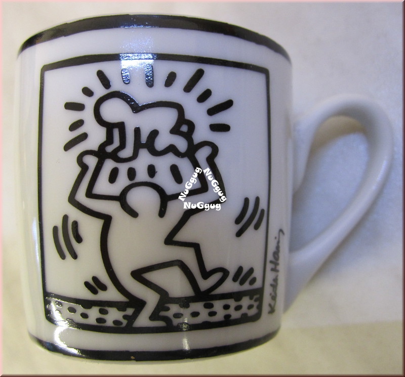 Espressotasse "Keith Haring Style-No. 4" mit Untertasse, Mokkatasse