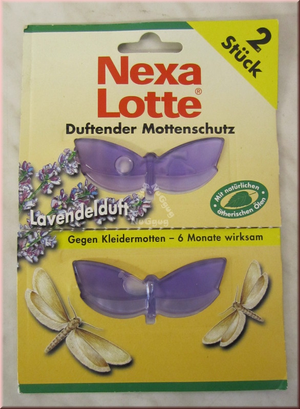 Nexa Lotte duftender Mottenschutz, 2 Stück, mit Lavendelduft