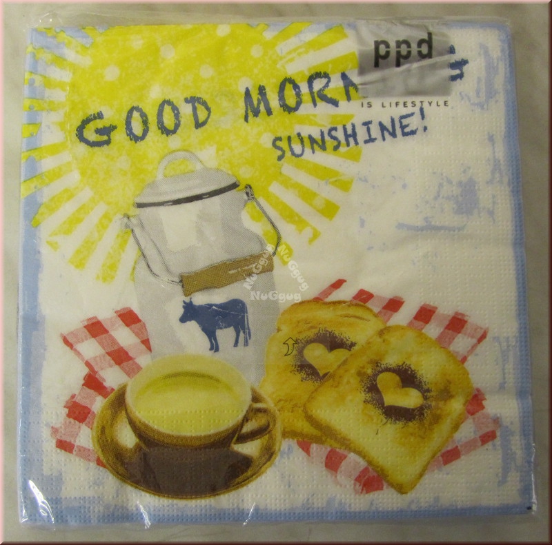 Servietten "Good Morning Sunshine", 20 Stück